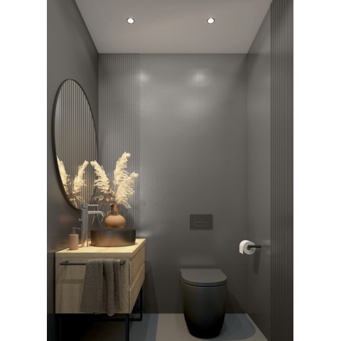 MPC stenový panel hladký XL-Brushed Steel 60 x 265 cm