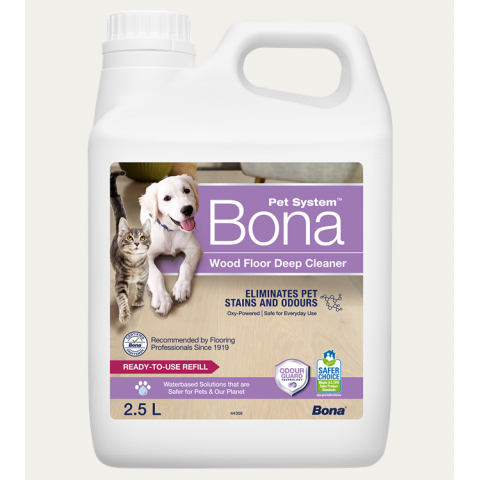 Bona Pet Wood Floor Cleaner- čistič drevených podláh, náplň 2,5L