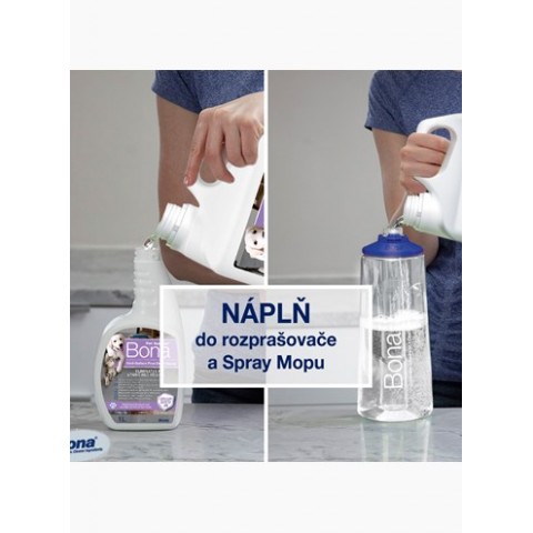 Bona Pet HS Floor Cleaner- čistič na tvrdé podlahy, náplň 2,5L